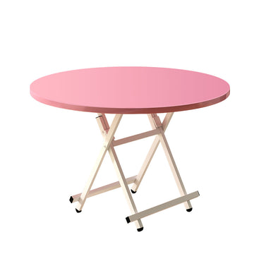 Pink Round Dining Table