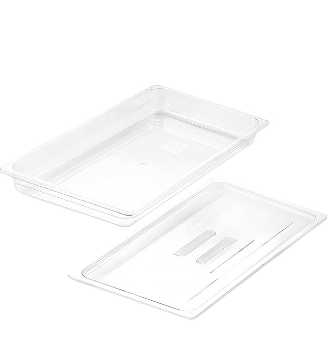 65mm Clear GN Pan 1/1 Food Tray with Lid
