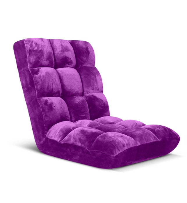 Recliner Lounge Sofa Cushion Purple