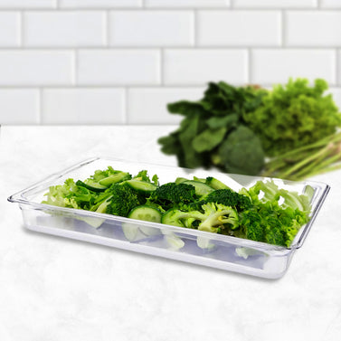 100mm Clear GN Pan 1/1 Food Tray