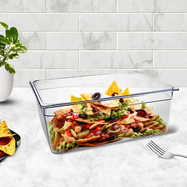 200mm Clear GN Pan 1/1 Food Tray