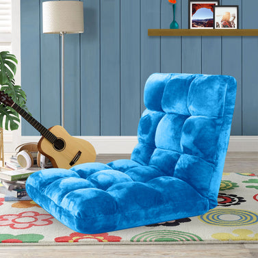 Recliner Lounge Sofa Cushion Blue