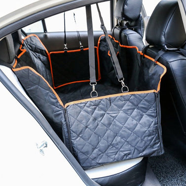 Pet Car Cover Back Seat Protector Black