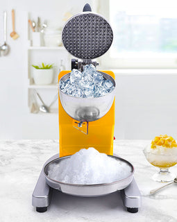 Ice Shaver Electric Ice Crusher Yellow