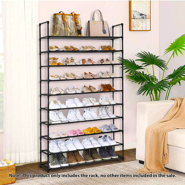 10 Tier Shoe Storage with Handle