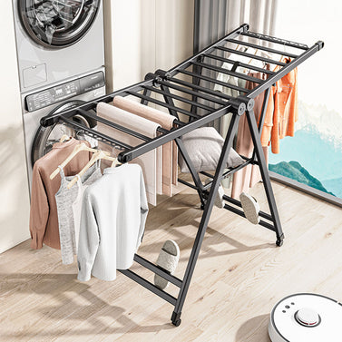 1.4m Portable Wing Shape Clothes Drying Rack