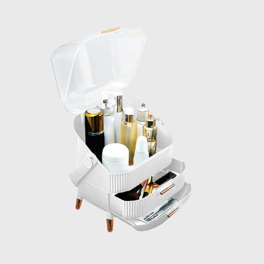 29cm White Countertop Cosmetic Storage