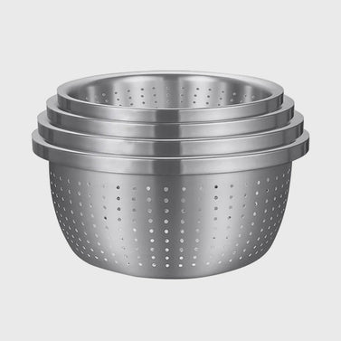 Stainless Steel Metal Basket Strainer 4PCS Set A