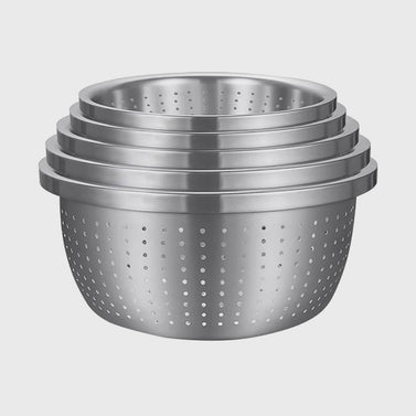 Stainless Steel Metal Basket Strainer 5PCS Set A