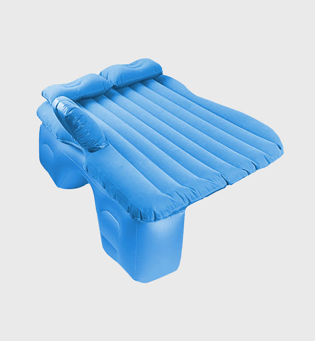 Blue Ripple Inflatable Car Mattress