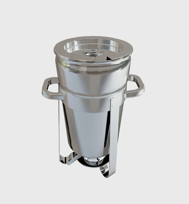 7L Round Stainless Steel Marmite Chafing Dish