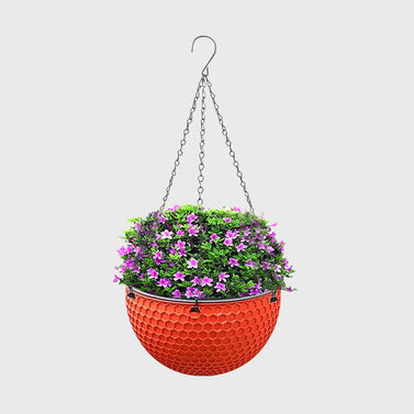 Red Small Hanging Flower Pot