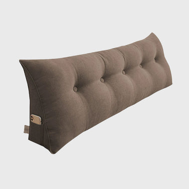120cm Coffee Wedge Bed Cushion