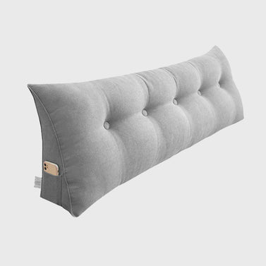 150cm Silver Wedge Bed Cushion