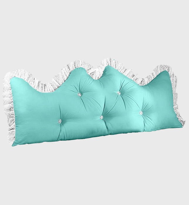 150cm Light Blue Princess Headboard Pillow