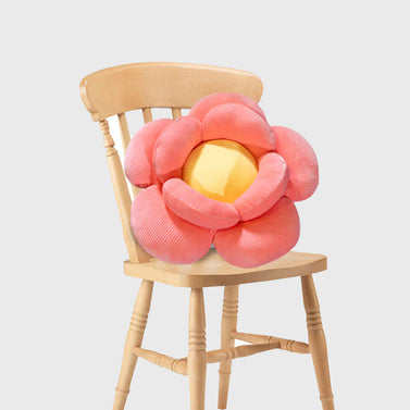 Red Double Flower Shape Cushion
