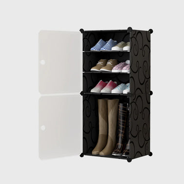 4 Tier Shoe Rack Organizer Sneaker Footwear Storage