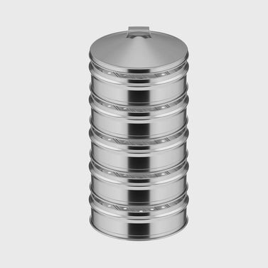 5 Tier Stainless Steel Steamers With Lid 22cm
