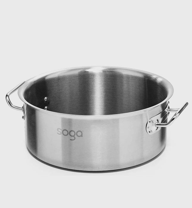 113L Top Grade 18/10 Stainless Steel Stockpot No Lid