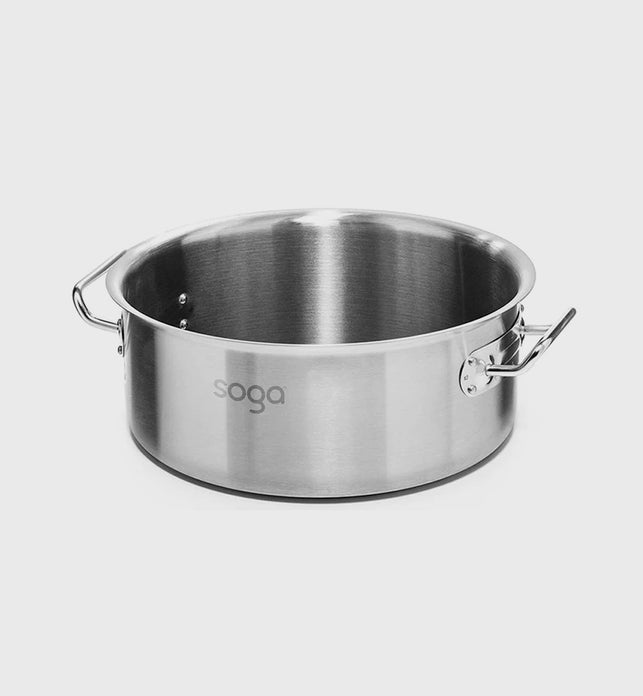 9L Top Grade 18/10 Stainless Steel Stockpot No Lid