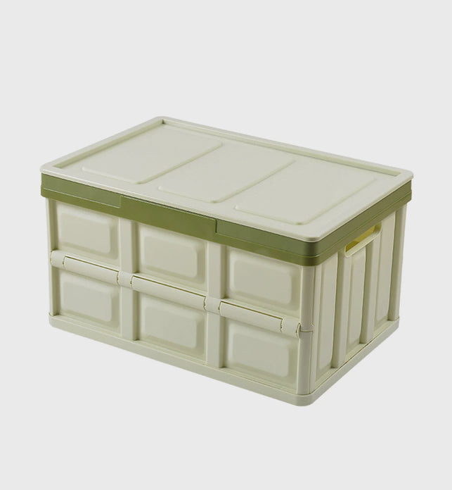 56L Collapsible Car Trunk Storage Box Green
