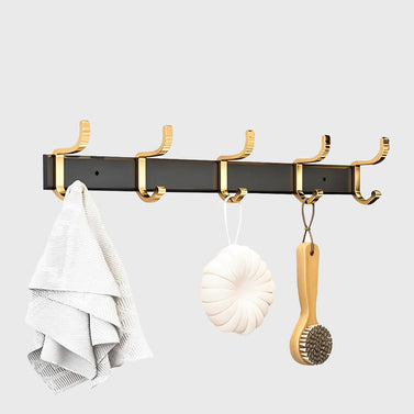 41cm Wall Mounted Towel Rack with Durable Hooks