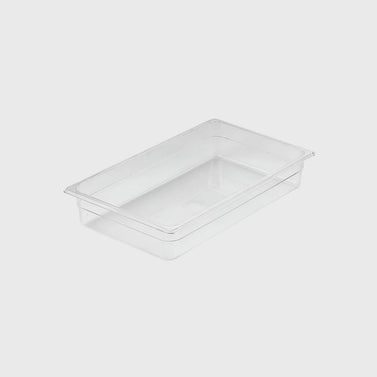 100mm Clear GN Pan 1/1 Food Tray
