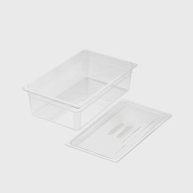 150mm Clear GN Pan 1/1 Food Tray with Lid