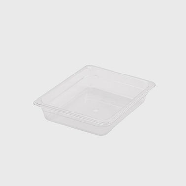 65mm Clear GN Pan 1/2 Food Tray