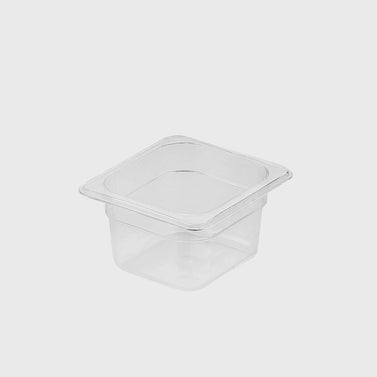 100mm Clear GN Pan 1/6 Food Tray