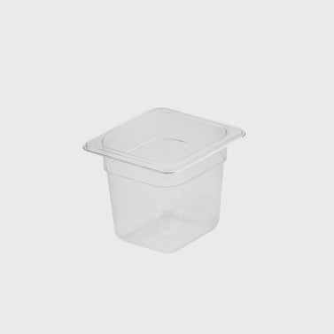150mm Clear GN Pan 1/6 Food Tray