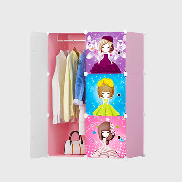 6 Cubes Princess Portable Wardrobe