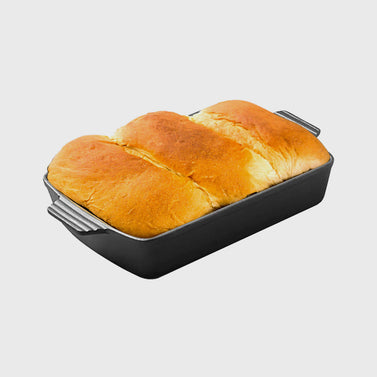 38cm Cast Iron Rectangle Bread Baking Dish
