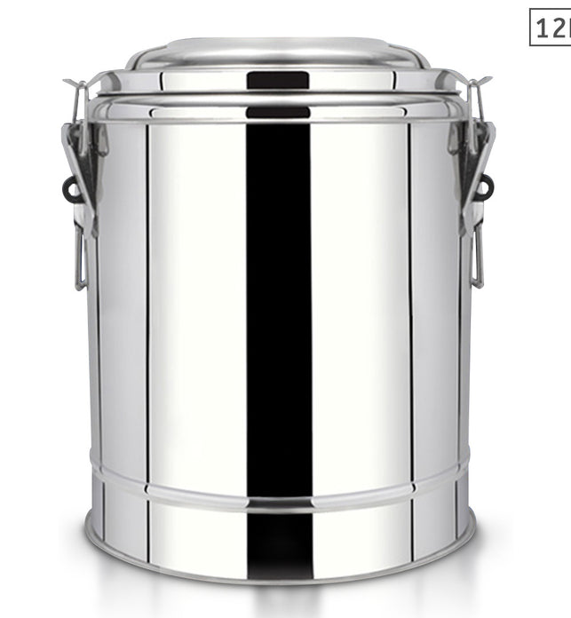 12L Stainless Steel Insulated Stock Pot