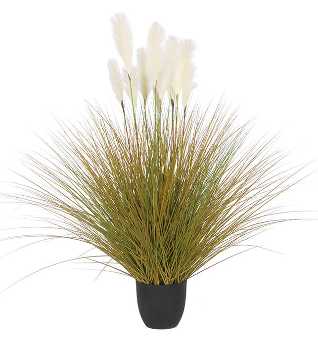 137cm Artificial Indoor Potted Reed Bulrush Grass