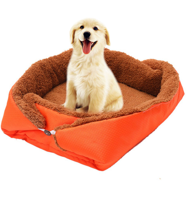 Orange Dual-purpose Cushion Pet Mat