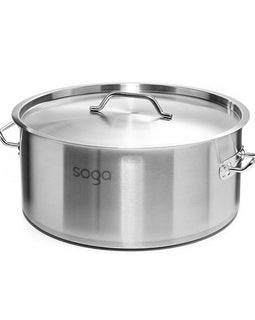 14L Top Grade 18/10 Stainless Steel Stockpot
