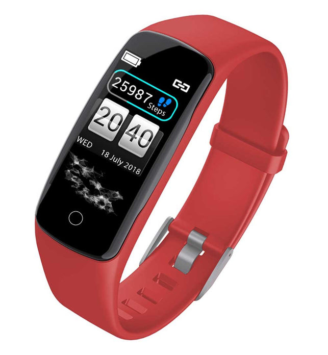 Smart Watch Fitness Tracker Red