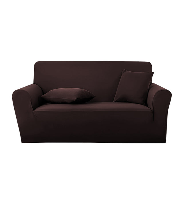 High Stretch 2-Seater Coffee Sofa Slipcover