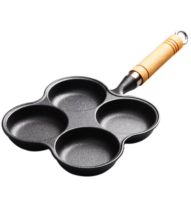 4 Mold Multi-Portion Cast Iron Fry Pan