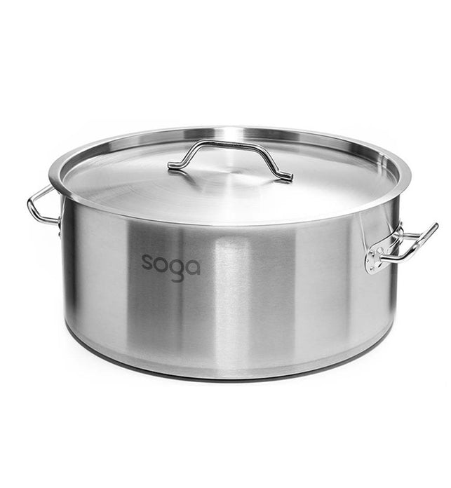 32L Top Grade 18/10 Stainless Steel Stockpot
