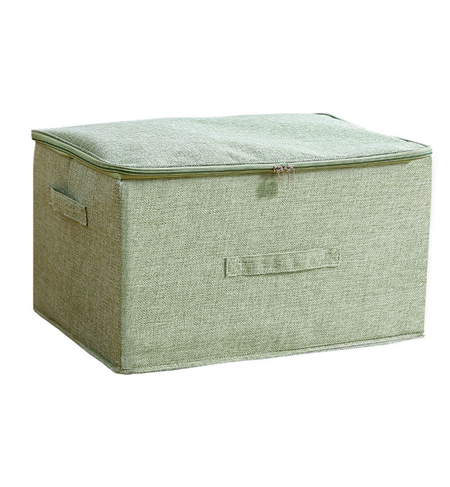 Green Large Double Zipper Storage Box