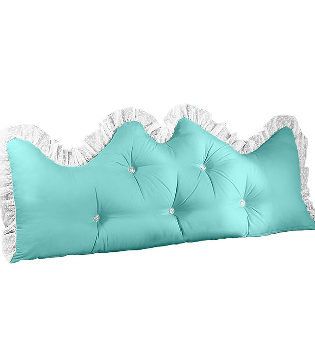 180cm Light Blue Princess Headboard Pillow