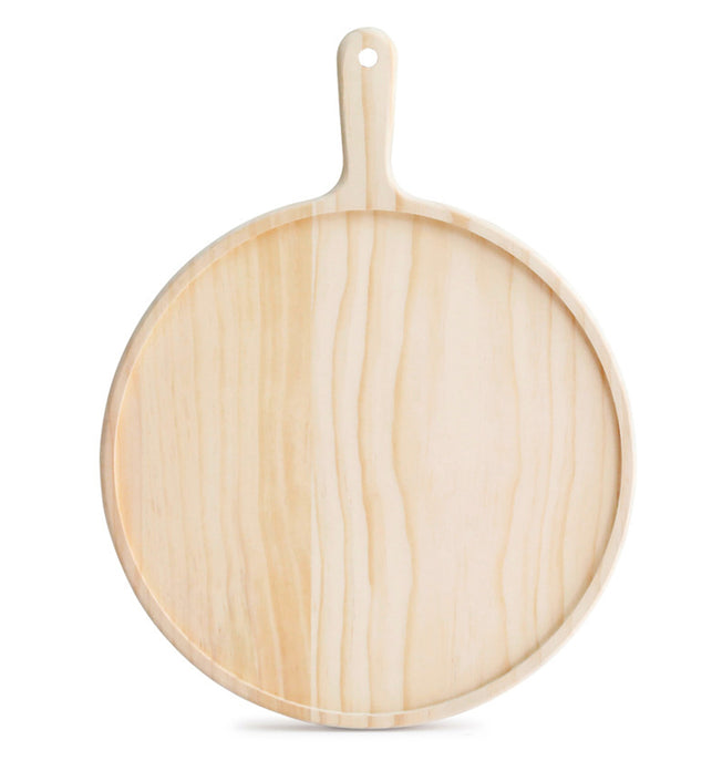12 inch Round Premium  Wooden Board Paddle