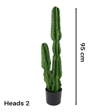 95cm Artificial Indoor Cactus Tree 2 Heads
