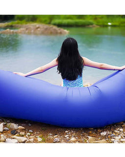 Inflatable Air Sofa Blue