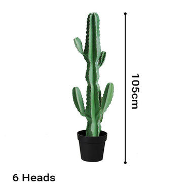 105cm Artificial Indoor Cactus Tree 6 Heads