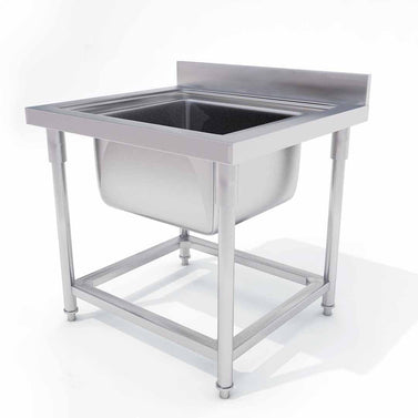 Commercial Stainless Steel Work Sink 70*70*85cm