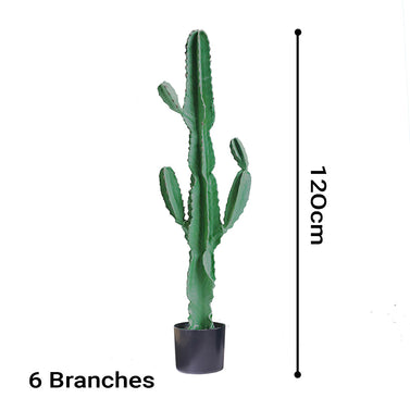 120cm Artificial Indoor Cactus Tree 6 Heads