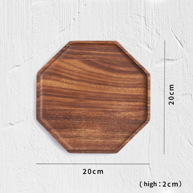 20cm Octagon Wooden Acacia Board